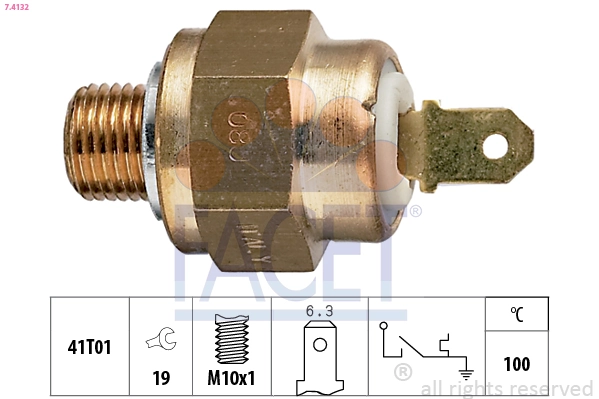 Temperature Switch, coolant warning lamp