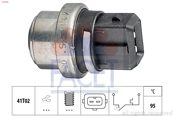 Temperature Switch, coolant warning lamp