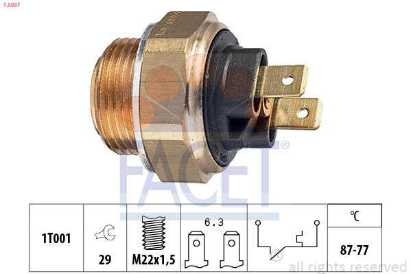 Temperature Switch, radiator fan