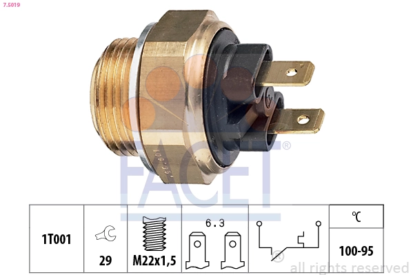 Temperature Switch, radiator fan
