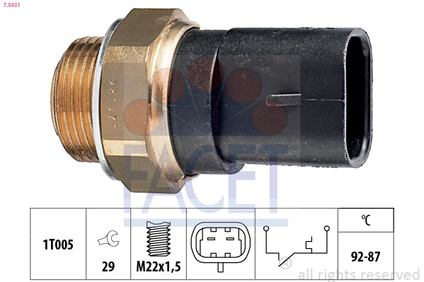 Temperature Switch, radiator fan