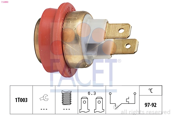 Temperature Switch, radiator fan