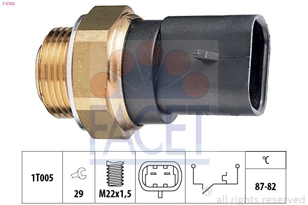 Temperature Switch, radiator fan