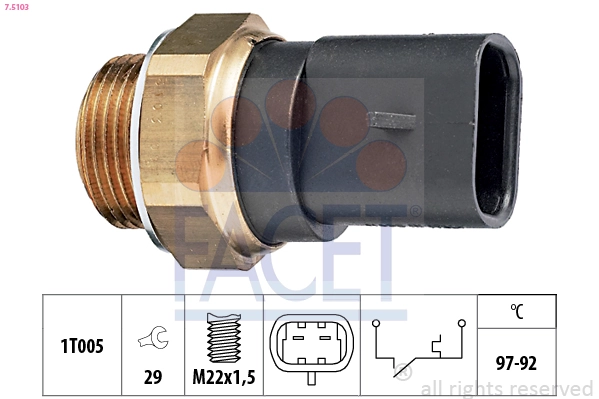 Temperature Switch, radiator fan