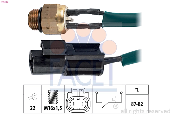 Temperature Switch, radiator fan