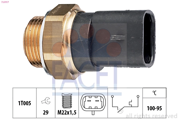 Temperature Switch, radiator fan