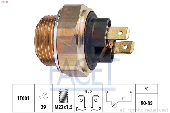 Temperature Switch, radiator fan