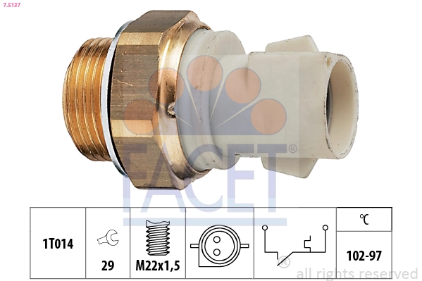 Temperature Switch, radiator fan