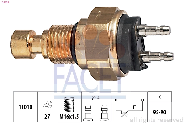 Temperature Switch, radiator fan