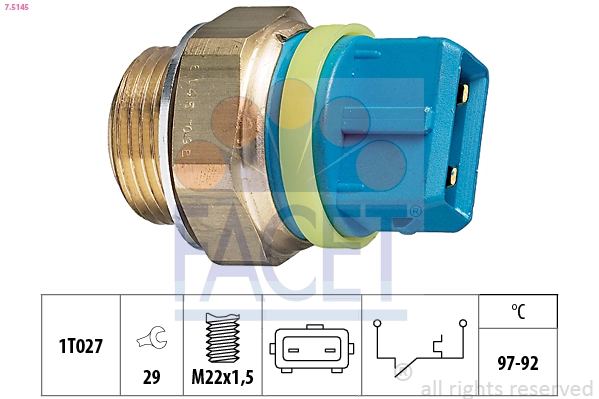 Temperature Switch, radiator fan