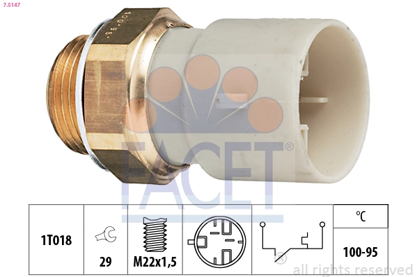 Temperature Switch, radiator fan