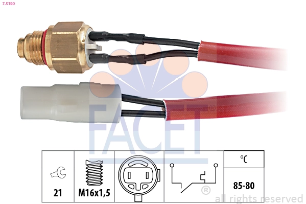 Temperature Switch, radiator fan