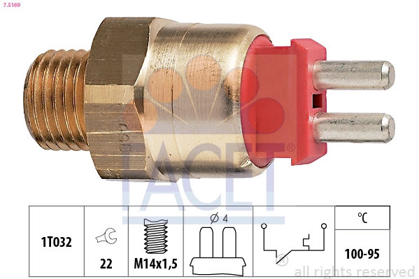 Temperature Switch, radiator fan