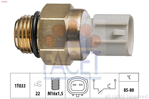 Temperature Switch, radiator fan