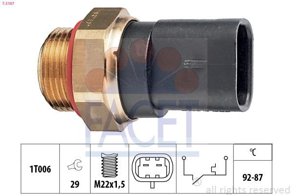Temperature Switch, radiator fan
