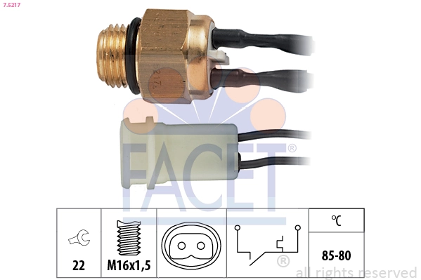 Temperature Switch, radiator fan