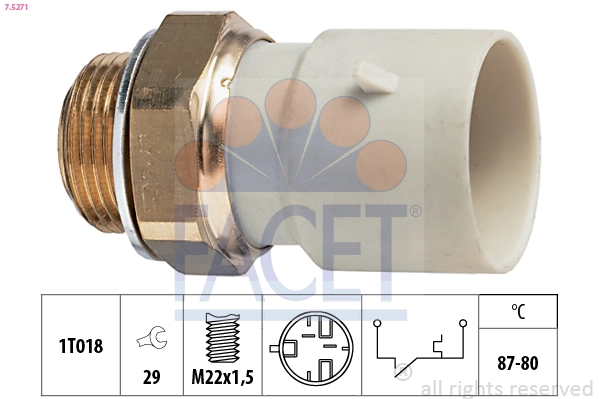 Temperature Switch, radiator fan