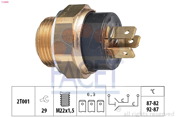 Temperature Switch, radiator fan