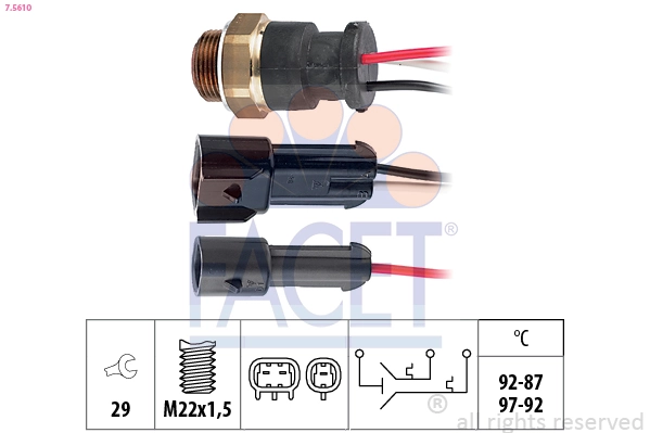 Temperature Switch, radiator fan