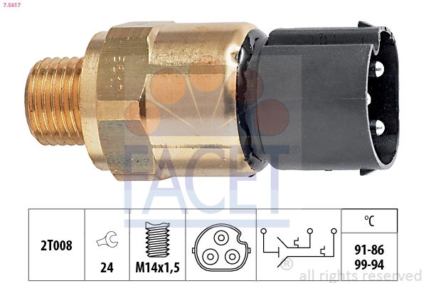 Temperature Switch, radiator fan