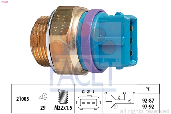 Temperature Switch, radiator fan