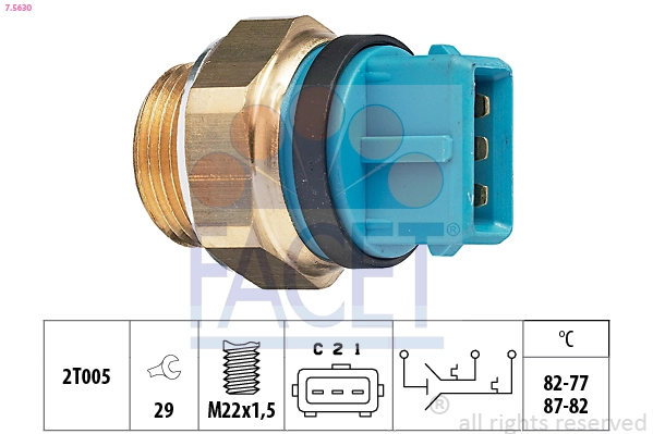 Temperature Switch, radiator fan