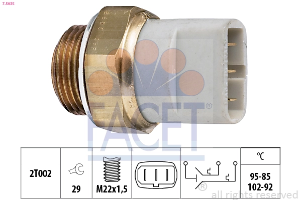 Temperature Switch, radiator fan