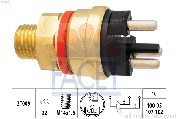 Temperature Switch, radiator fan