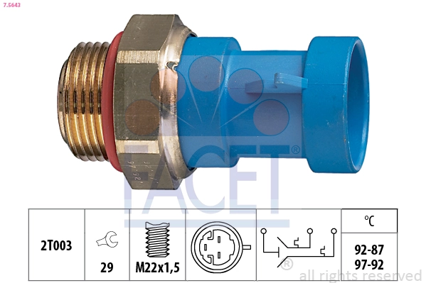 Temperature Switch, radiator fan