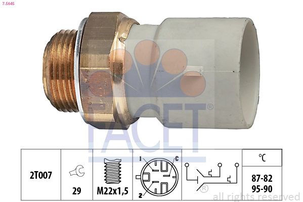 Temperature Switch, radiator fan