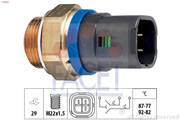 Temperature Switch, radiator fan