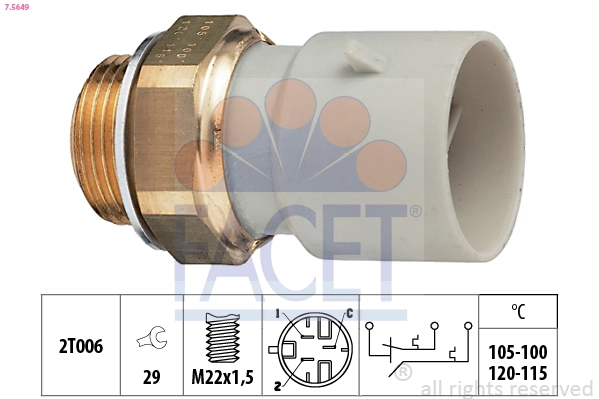 Temperature Switch, radiator fan