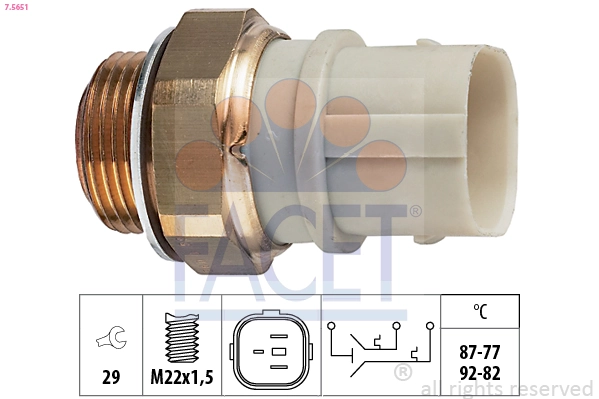 Temperature Switch, radiator fan