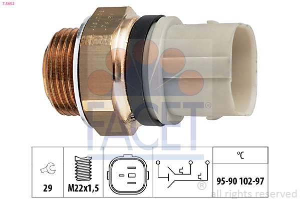 Temperature Switch, radiator fan