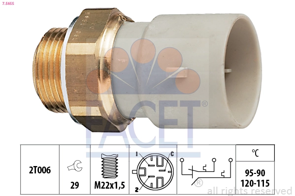 Temperature Switch, radiator fan