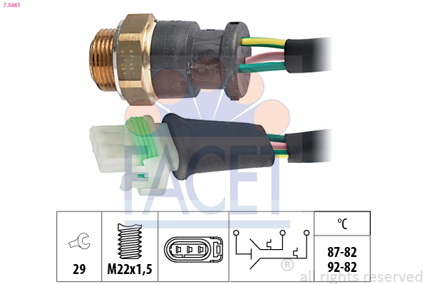 Temperature Switch, radiator fan