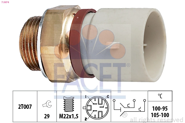 Temperature Switch, radiator fan