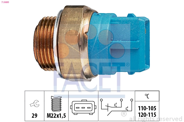 Temperature Switch, radiator fan