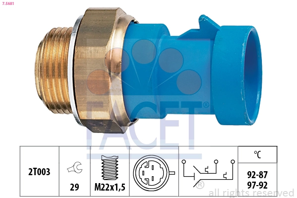 Temperature Switch, radiator fan