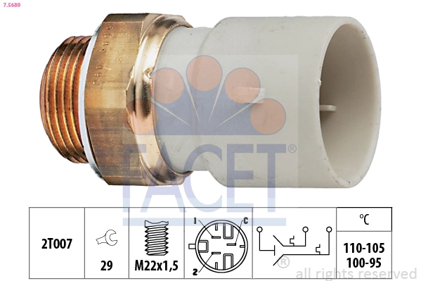 Temperature Switch, radiator fan