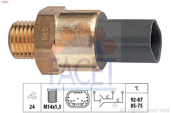 Temperature Switch, radiator fan