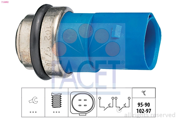 Temperature Switch, radiator fan