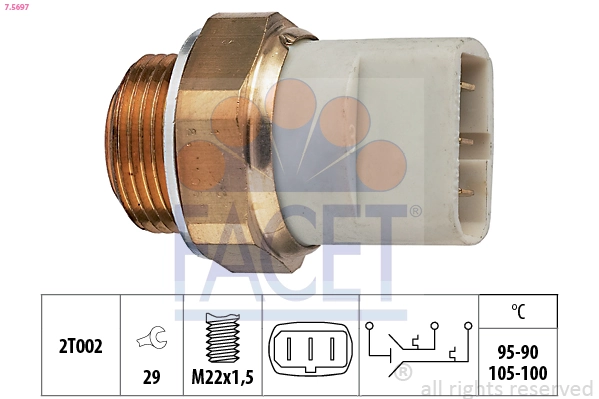 Temperature Switch, radiator fan