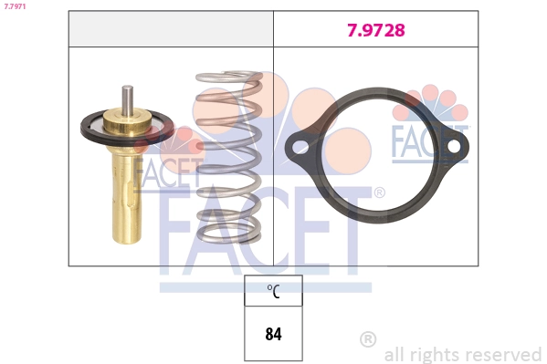 Thermostat, coolant