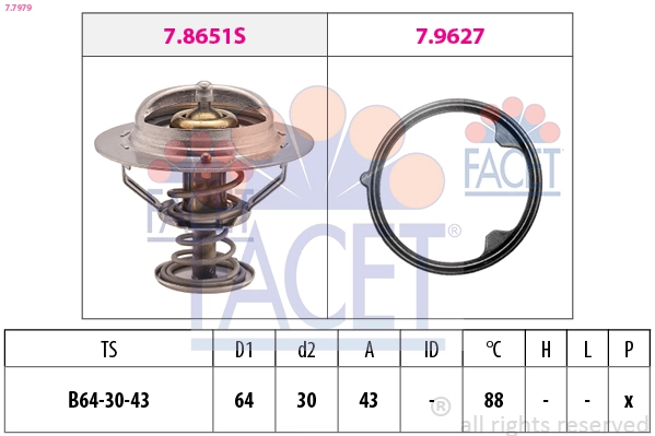 Thermostat, coolant