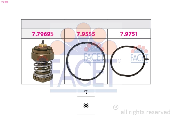 Thermostat, coolant