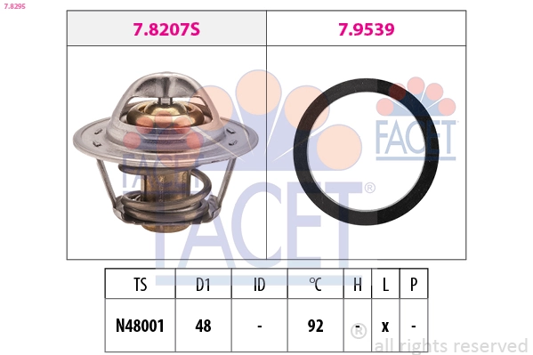 Thermostat, coolant