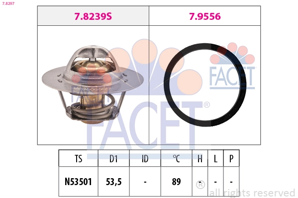 Thermostat, coolant