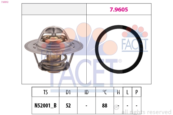 Thermostat, coolant