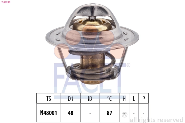 Thermostat, coolant